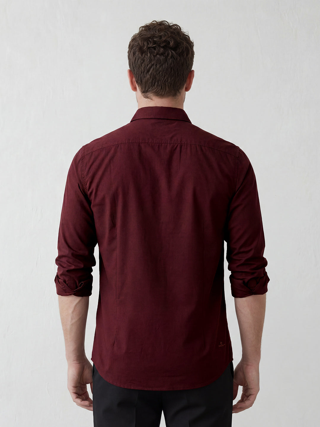 Casual Shirt with Sleek Elevated Style | Maroon