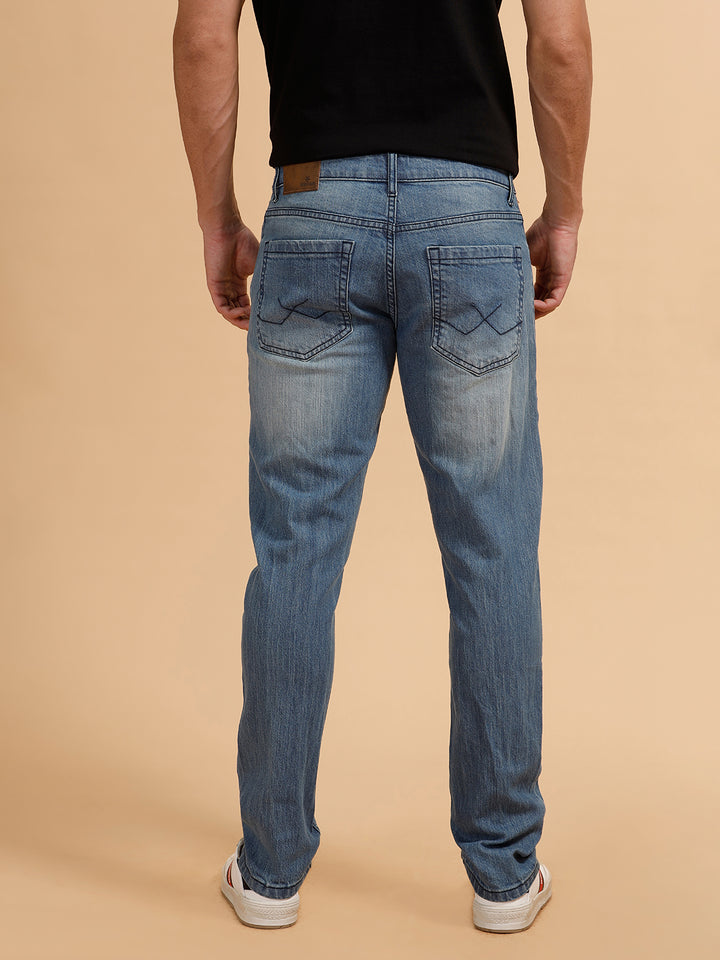 Heavy Fade Slim Fit Jeans | Blue