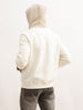 Classic Comfort Fit Contrast Hooded Sweatshirt | Off White