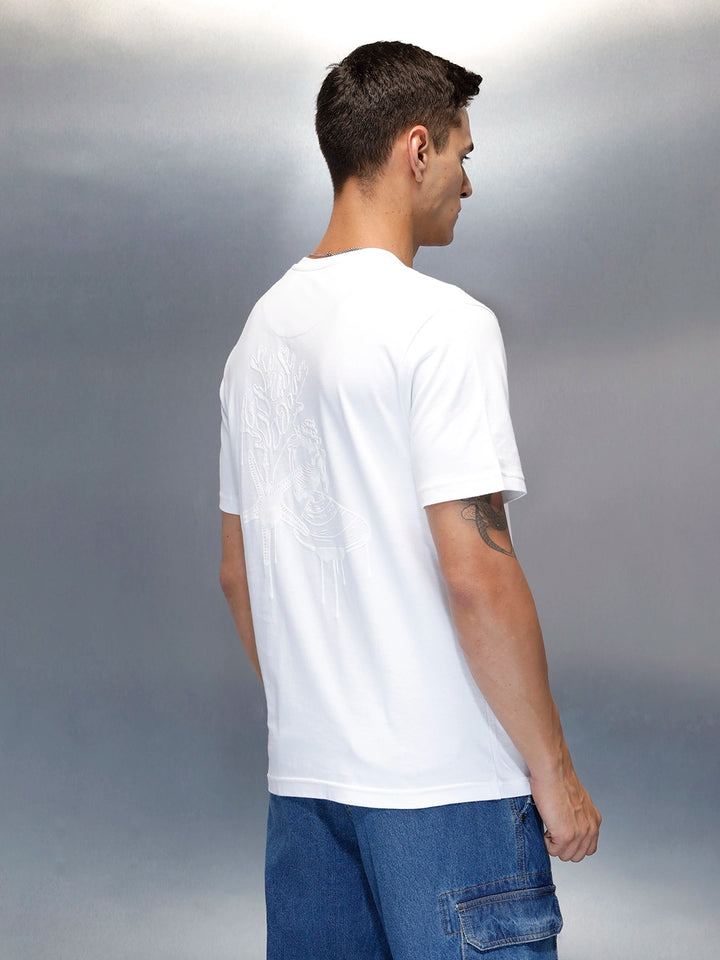 Men's Casual Refualr Fit T-Shirt | White