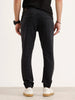 Jogger Fit Denim Jeans | Black