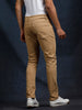 Solid Brown Classic Jeans