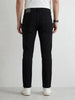 Solid Straight Fit Denim Jeans | Black