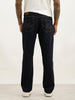 Solid Straight Fit Denim Jeans | Dark Blue
