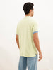 Solid Tipping Collar Polo T-Shirt | Green
