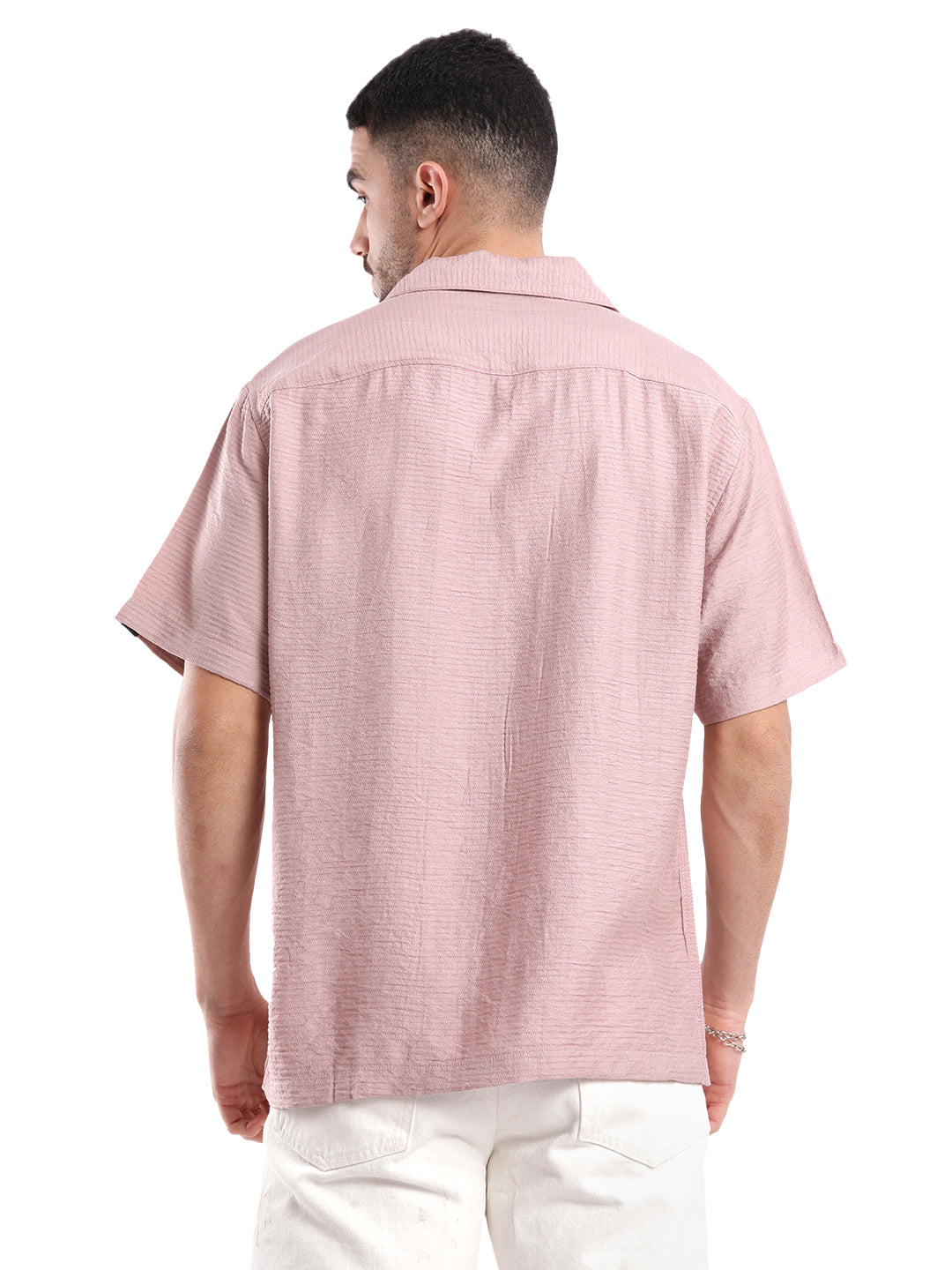 Dusty Pink Resort Collar Shirt