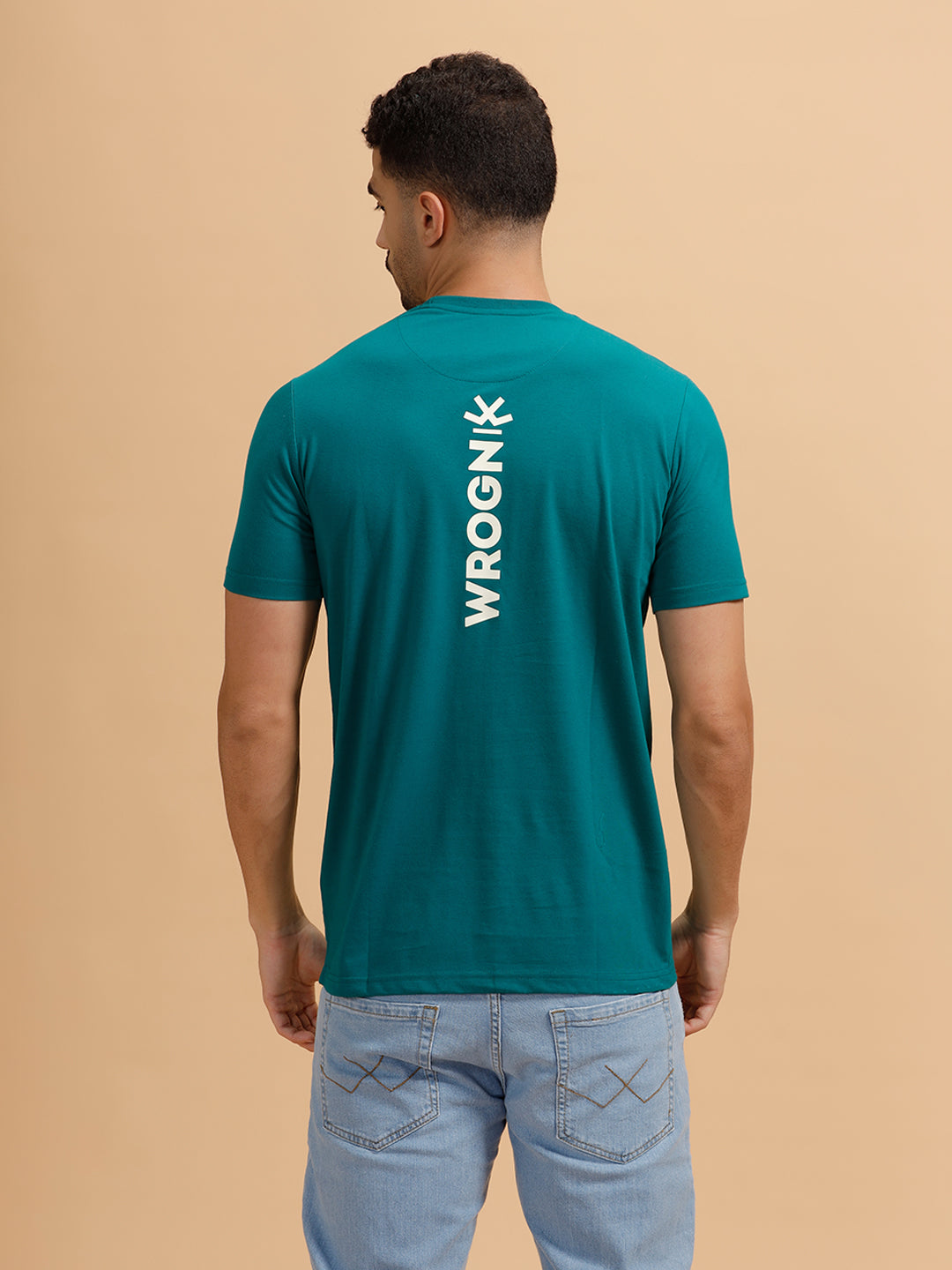 Solid Regular Fit T-Shirt | Dark Green