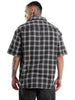 Checked Black Oversized Shirt