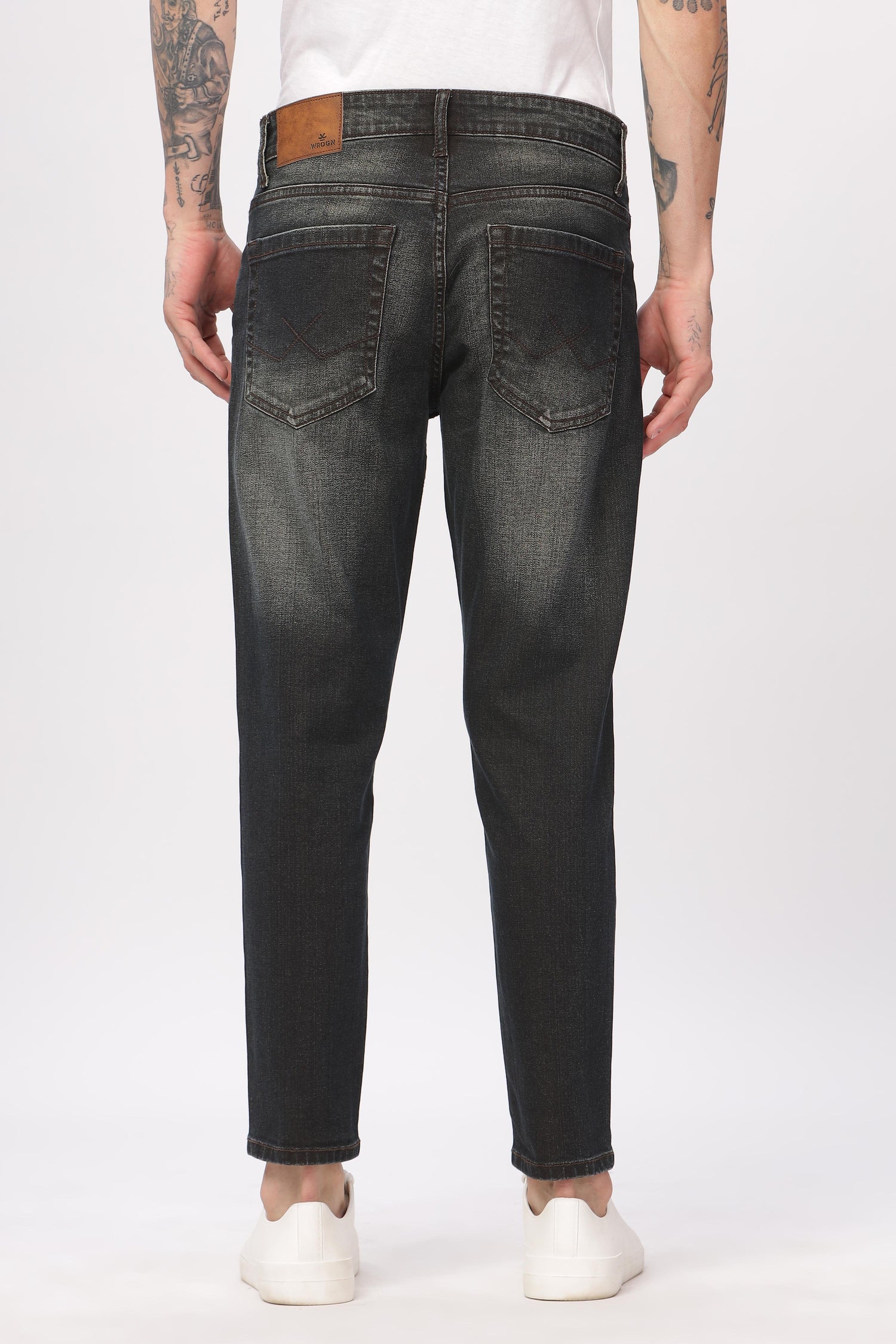 Cropped Darkstone Sleek Jeans