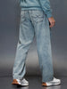 Men's casual loose fit jeans | Blue