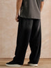 Casual Heavy Fade Baggy Fit Jeans | Dark Grey