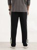 Relaxed Fit Double Stripe Jogger | Black