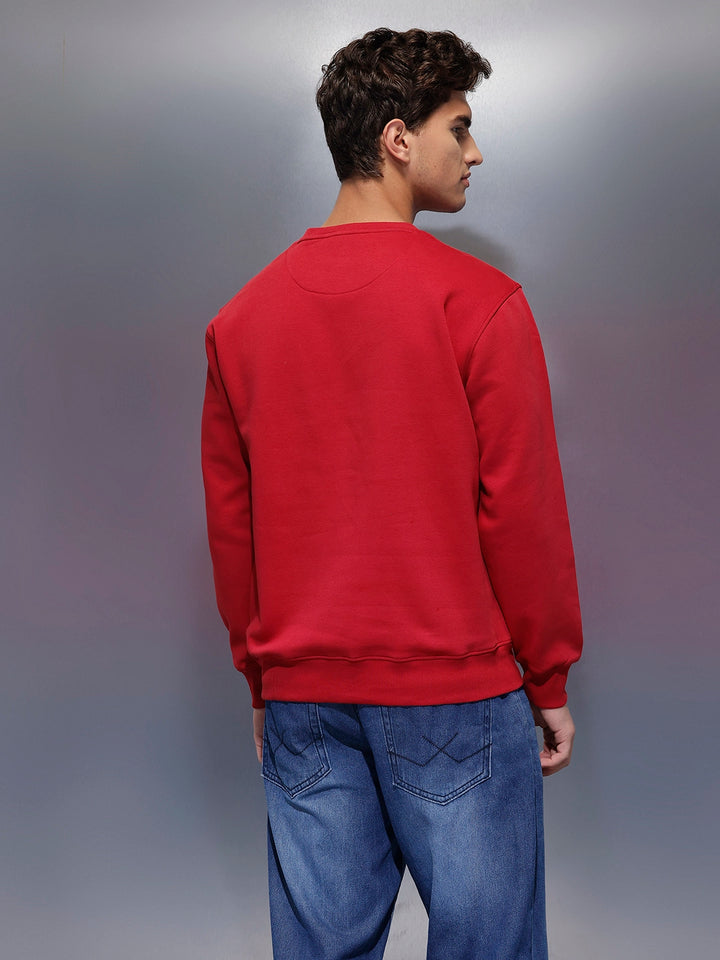 Men's Comfort Fit Sweatshirt   |  Red