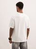 Oversized Placement Printed T-Shirt | Off White | WTS02HSOS1095S