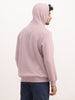 Comfort Fit Embroidered Patch Hooded Sweatshirt | Pink
