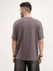Oversized Cut & Sew T-Shirt | Dark Grey