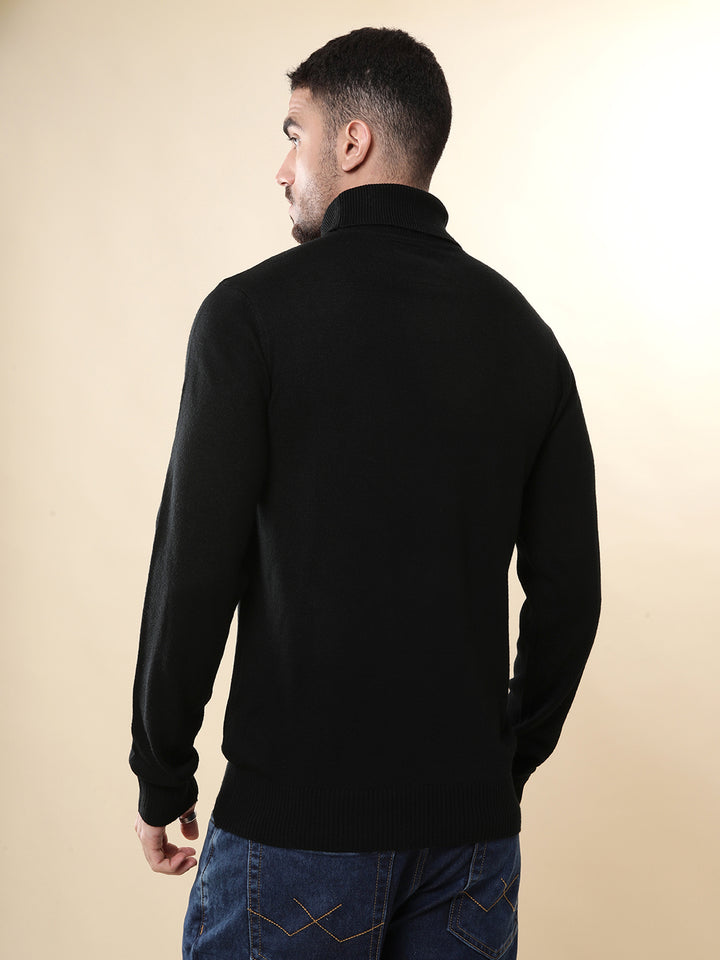 Prime Black Turtle Neck Sweater