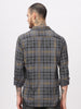 Grey Squares Checked Shirt