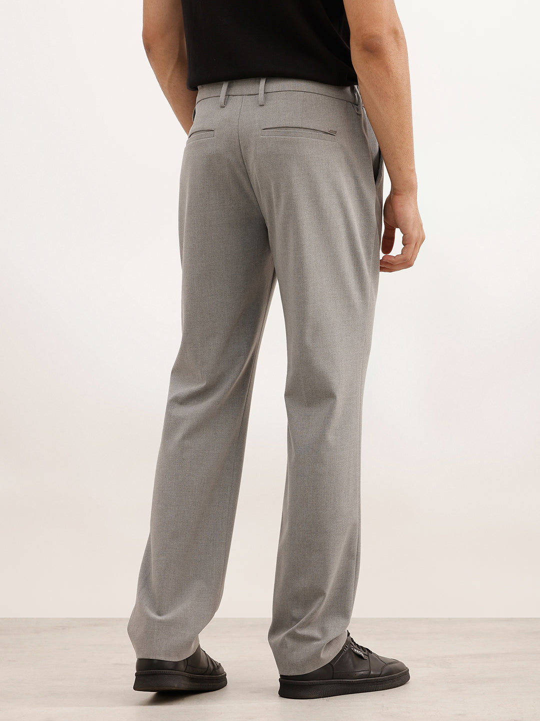 Travelite Straight Fit Trousers|  Essential  | Grey