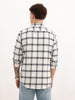 Classic Slim Fit Checkered Shirt | White | WSH02FSSL0325S