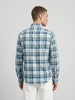 Regular Fit Checkered Shirt | Blue