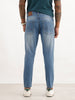 Washed Skinny Crop Denim Jeans | Light Blue