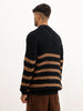 Classic Comfort Fit Knitted T-Shirt | Black