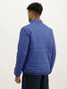 Solid Regular Fit Puffer Jacket | Blue