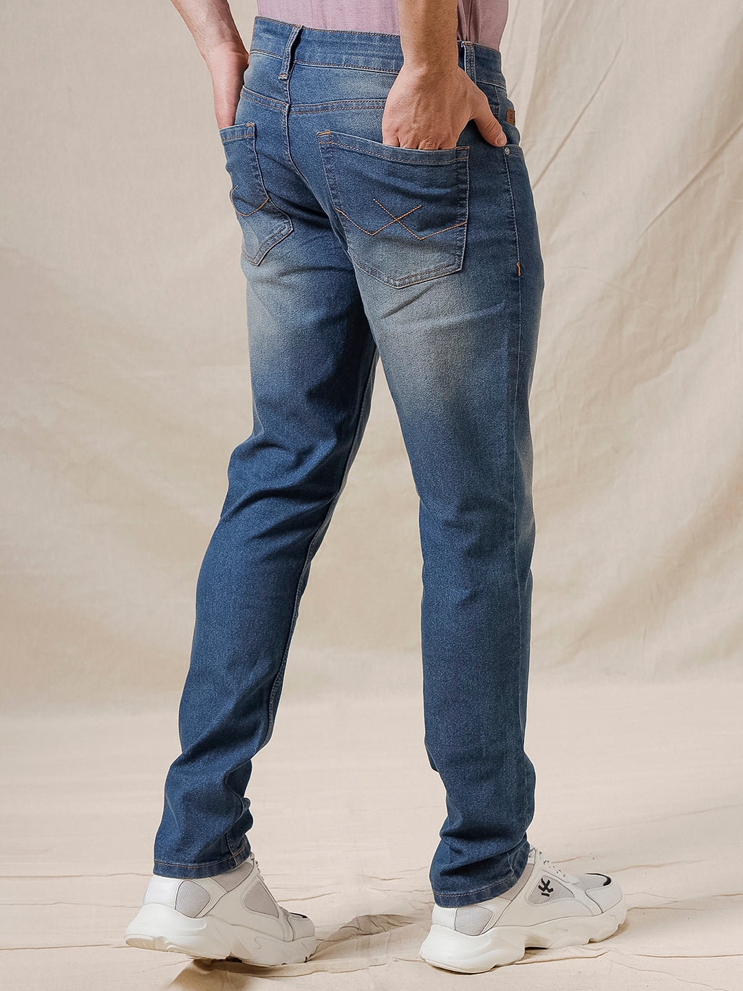 Faded Classic Med Stone Jeans