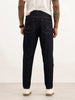 Solid Slim Ankle Fit Denim Jeans | Dark Blue