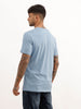 Slim Fit Puffer Printed T-Shirt | Blue