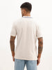 Classic Tipping Collar Polo T-Shirt | Beige | WWTS236F