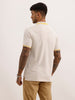 Classic Tipping Collar Polo T-Shirt | Beige | WWTS235F