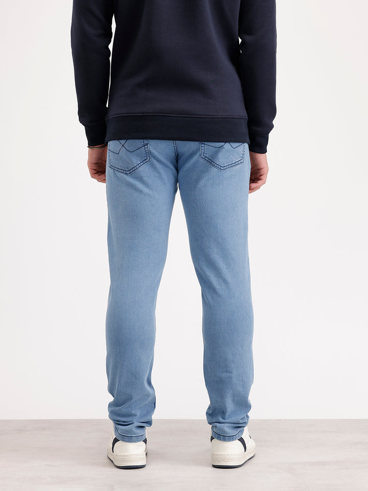 Solid Slim Fit Denim Jeans  | Blue