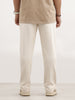 Solid Regular Fit Jogger | Beige