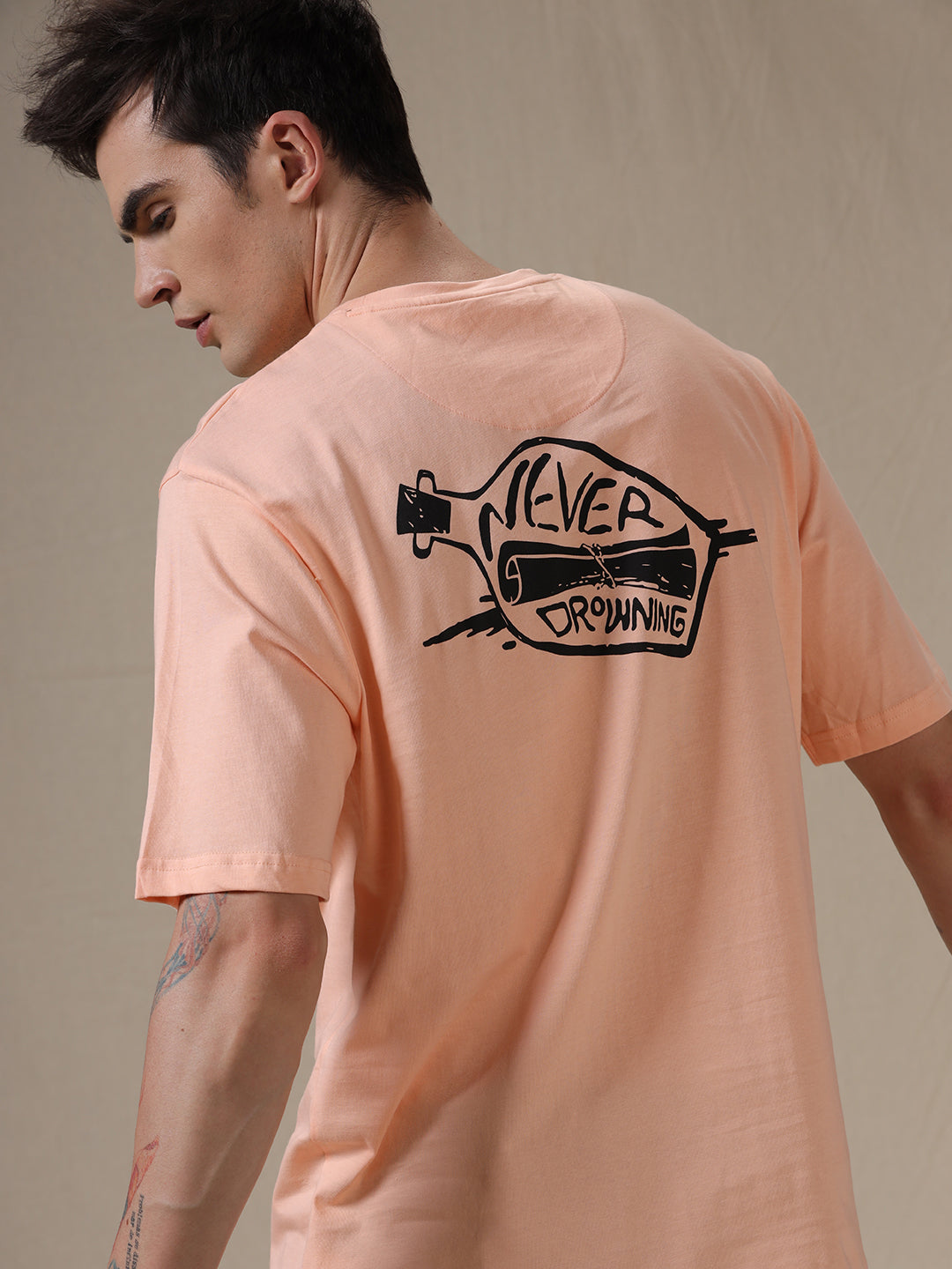 Never Drowning Peach T-Shirt