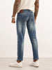 Faded Slim Crop Denim Jeans | Light Blue | WJN0200SL2066S