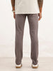 Classic Solid Straight Fit Trousers | Dark Grey