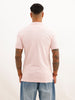 Slim Fit Placement Printed Polo T-Shirt | Pink