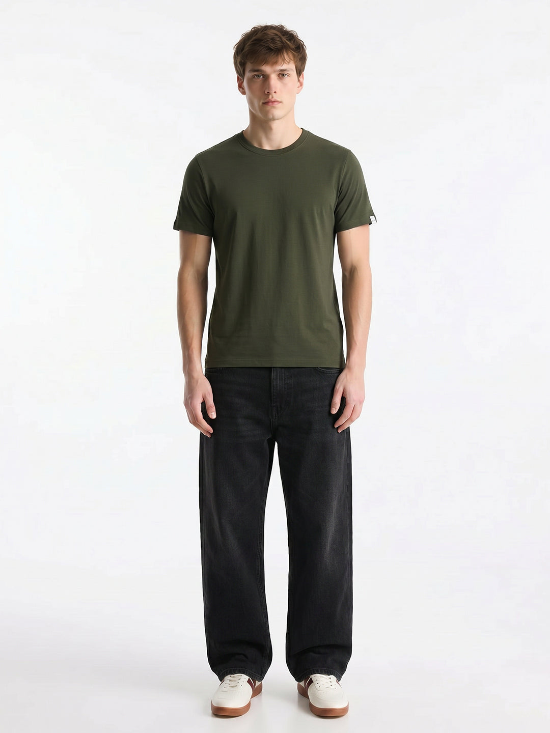 Essential Supima Crew Neck T-Shirt | Essential |  Olive