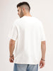 Oversized Fit Embroidered T-Shirt | Off White