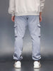 Men's Straight fit jogger with utility pocket  | Blue