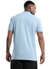 Classic Color-Block Blue Polo T-Shirt