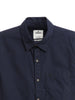 Navy Blue Solid Poplin Shirt