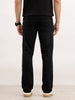 Straight Fit Solid Denim Jeans  | Black