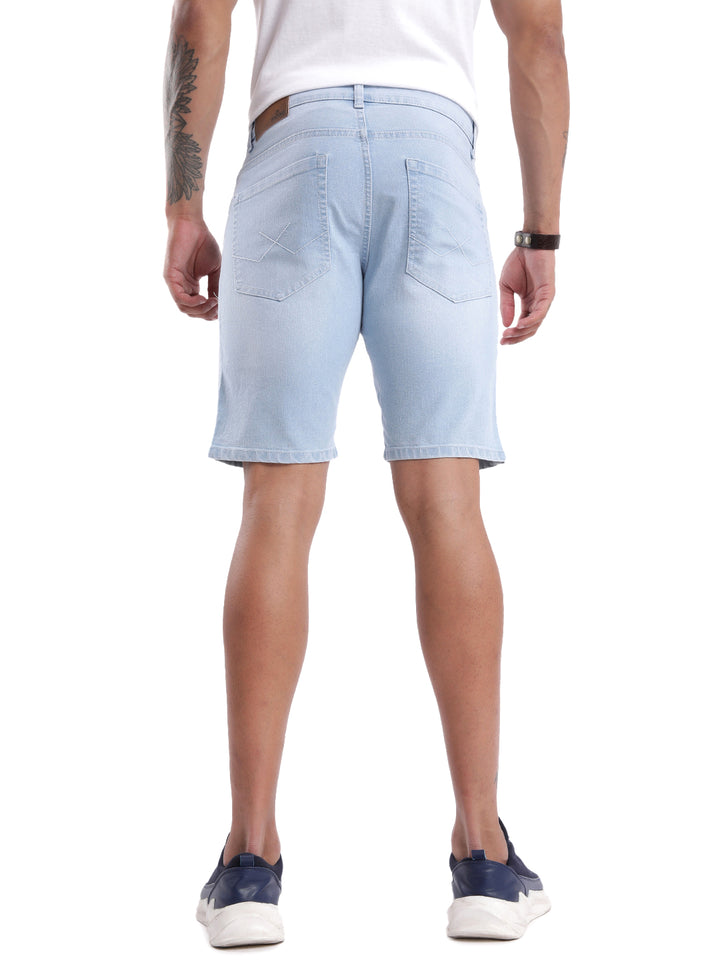 Classic Light Blue Denim Shorts
