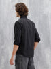 Double Pocket Overdyed Shirt | Black