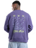 Elite Purple Back Printed Sweatshirt