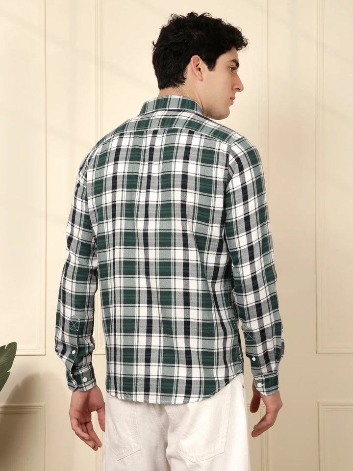Urban Checked Shirt in Green