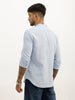 Solid Slim Fit Full Sleeve Shirt | Blue